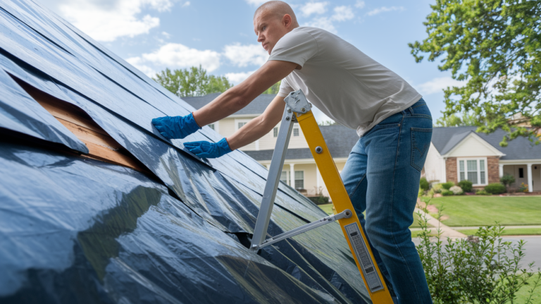 How to Secure a Tarp on a Roof Safely and Effectively