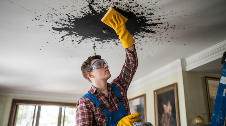Cleaning Soot Off Ceiling: Safe Methods That Actually Work